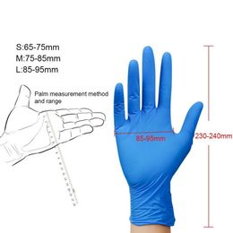 100 PCS 3 Colour Disposable Latex Dishwashing/Kitchen/Work/Rubber/Garden Gloves Universal For Left & Right Hand Y200421