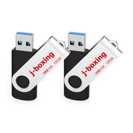 2 팩 128GB USB 플래시 드라이브 3.0 썸 메모리 스틱 128GB 컴퓨터 데스크탑 노트북 데이터 저장 용 고속