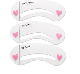 2021 Sopracciglio Eyebrow Shaping Stencil Grooming Template Women Beauty Makeup Tools Easy Use