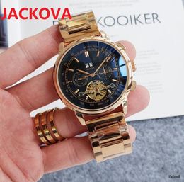 mens automatic mechanical big watches 45mm full stainless steel Sports Self-wind Fashion Wristwatches Gift
