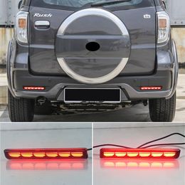 Car LED Rear Bumper Lamps For Toyota Wigo Agya Ayla 2018 2019 2020 2021 Fog Lamps Brake Turn Signal Reflector light