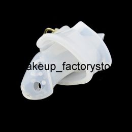 Massage Sex Shop Latest Design 3 size Clear Silicone spikes Male Chastity Dick Cage Device Fixed Penis Sleeve Cock Ring Toys For Men