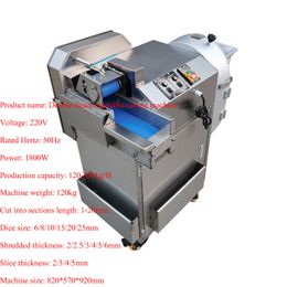 High Quality Vegetables Cutting Machine Commercial Dicing Stainless Steel Potato Shredder Electric Slicer