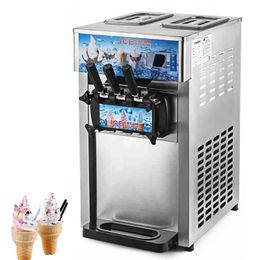 Desktop Soft Serve Ice Cream Machine Small Electric Ice Cream Makers Sundae Making Vending Machine 1200W