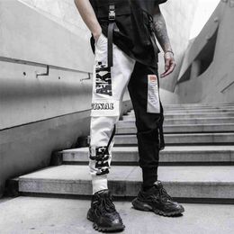 Hybskr Autumn Men's Cargo Pants Casual Woman Harem Pencil Pants Korean Loose Ankle-Length Oversize Fashion Male Trousers 210714