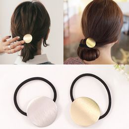 Fashion Sexy Women Lady Metal Hair Band Rope Headband Elastic Ponytail Holder Party Vacation Hairband Hair Accessories