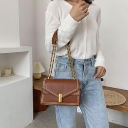 Wholesale Fashion Chain PU Leather Shoulder Bags For Women 2020 Simple Female Travel Handbags Lady Hand Bag Simplicity Solid Colour