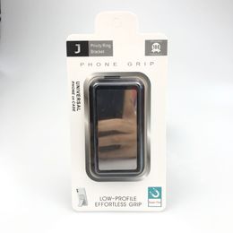 Universal Square Mirror CellPhone Holder 3M glue UV printing Blank Glass phone case Stand Holder