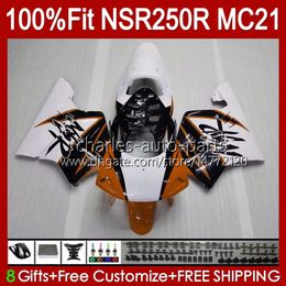 Injection For HONDA NSR 250R NSR250 dark orange NSR 250 R 90 91 1992 1993 103HC.128 NSR250R MC21 PGM3 NSR250RR 1990 1991 92 93 OEM Fairing