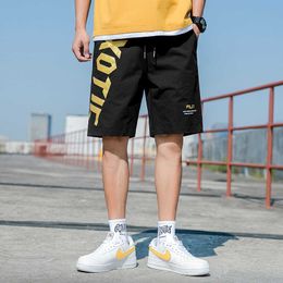 Summer Men's Beach Shorts Printed Clothing Fashion Japanese Style Polyester Mens Casual Shorts Bermudas Hombre Oversized 4XL 210601