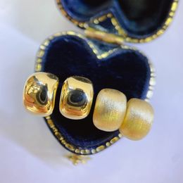 18K Gold Office Lady Hoop Earring 925 sterling silver Jewellery Party Wedding Earrings for Women men Jewellery