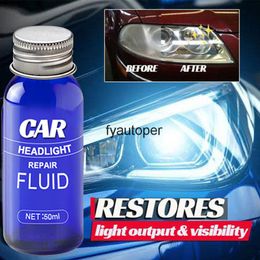 10/30/50ML Car Headlight Repair Coating Solution Kit Oxidation Rearview Polishing Anti-scratch Liquid