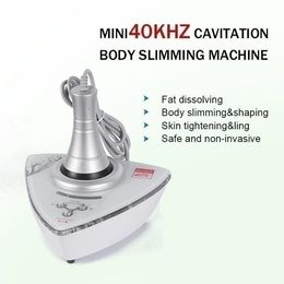 Mini Portable Vacuum RF Slimming Equipment 40K Cavitation Skin Lift Liposuction Cellulite Removal Machine