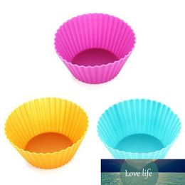 12pcs Silicone Cake Mould Round Muffin Cupcake Liner Dessert Baking Chocolate Cup