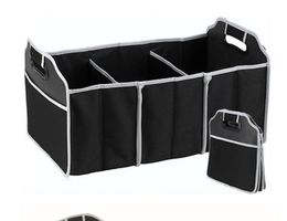 Storage Boxes Foldable Car Organiser Auto Trunk Storage Bins Toys Food Stuff Storage Container Bags Auto Interior Accessories Case