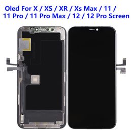 s6 ersatzbildschirm Rabatt Für iPhone GX XS XR 11 12 PRO MAX LCD-Paneele zum Reparieren von Telefondisplay JK Er OLED 11PM 12P x Touch Digitizer-Bildschirm-Baugruppe
