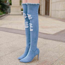 Botines De Mezclilla Para Mujeres Oferta Online | DHgate.com
