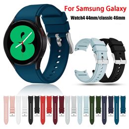 New for Samsung Galaxy Watch 4 Classic 42MM/46mm Silicone Watchbands Bracelet Smart Sport Strap for Galaxy watch4 40MM/44mm