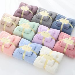 Towel Quick-drying For Bath Towels Adults Coral Fleece Large Thick Child Beach Washcloth Shower Bathroom Set