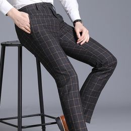 Pantalones De Vestir De Tela Escocesa Para Hombre Oferta Online | DHgate.com