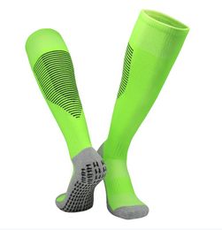 100pairs Outdoor field nylon cotton spandex rubber band training competition long tube over knee athletes sports football socks stocking