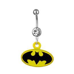 D0223 Batman Belly Navel Button Rings