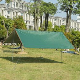 Tent Tarp Awning Waterproof Shade Cloth Ultralight Garden Canopy Sunshade Outdoor Camping Beach Sun Shelter Camping Accessories Y0706