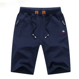 brand Jogger Shorts Solid Men's Summer Mens Beach Cotton Casual Male Sports homme Brand Clothing 210714