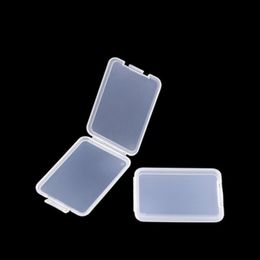 Home organization Shatter Box Protection Case Card Container Memory Cards Boxs CF Tool Plastic Transparent Storage Easy To Carry RH004512
