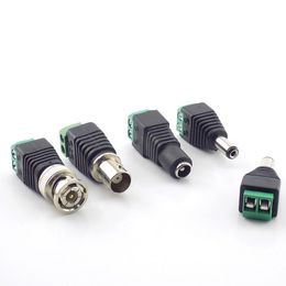 bnc video power Australia - 5pcs bnc dc male female connector video power cable adapter plug 12v connectors adaptor for led strip lights cctv camera 5.5x2.1