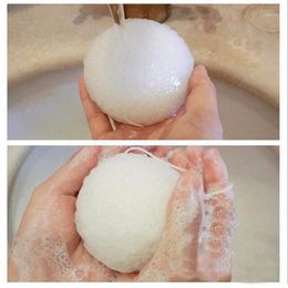 Sponges, Applicators & Cotton Wholesale Selling Natural Konjac Konnyaku Facial Puff Face Wash Cleansing Sponge White Free