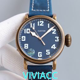 Casual Men's Big Dial Luminous watches Classic Brand Automatic Mechanical Digital Wristwatch Sport Waterproof Clock 45mm