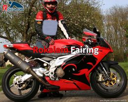 Sport Bike Fairings For Aprilia RSV1000R RSV 1000R 03 04 05 06 Body Cover RSV 1000 R 2003-2006 Red Black Cowling