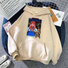 ELECTROKINESIS FOR BEGINNERS Horror Comics man hoodies Harajuku Warm Hooded Fashion loose Hoodies Casual Oversize sweatshirts H1227