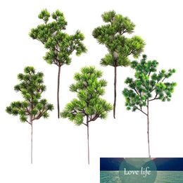 1Pc Plastic Fake Artificial Pine Cypress Plant Green Bonsai to Relieve Eye Strain Garden Home Office Stage Party Desktop Decor
