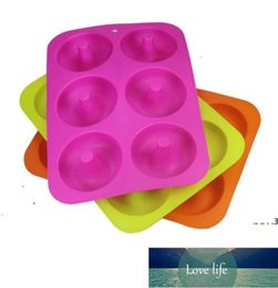 Moulds 6 Cavity Non-Stick Donut Mould Donut Muffin Cake Silicone Bakeware Baking Mould Pan Cake DIY Baking Tools dff1872 Factory price expert design Quality