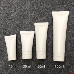 15ml 30ml 50ml 100ml Empty Plastic Squeeze Bottle Cosmetic Cream Soft Tube Toothpaste Lotion Packaging Container with Flip Capgood qtys