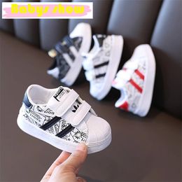 Spring Autumn Kids Shoes Baby Boys Girls Children's Casual Sneakers Breathable Soft Anti-Slip Running Sports Shoes Size 21-30 211022