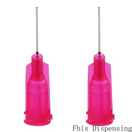 Wholesale 25G W/ISO Standard Dispensing Needles PP Luer Lock Hub 0.5 Inch Tubing Length Precision S.S. Dispense Blunt Tips