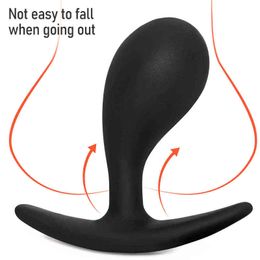 NXYDildos 3 Pcs Silicone Anal Plug Training Set Buttplug Bullet Anus Dildo Bdsm Sex Toys For Woman Gay Male Prostate Massager Butt 1126