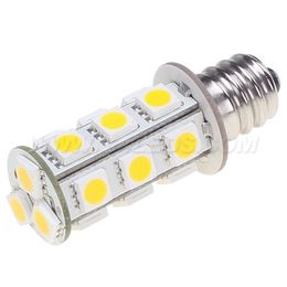 E12 LED Auto Bulb 12V 24v White Colour 18led 5050SMD 3W Repalce Halogen 30W boat light car light E12 halogen light