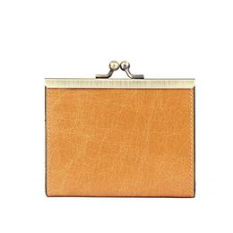 Wallets WR Style Leather Top Layer Oil Wax Wallet Women Retro Fashion Clutch Ultra-thin Portable Multi-card Card Holder