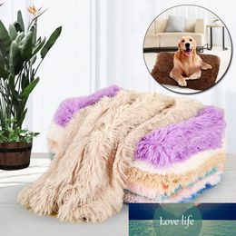 56x36CM Fluffy Plush Dog Blanket Pet Sleeping Mat Cushion Mattress Extra Warm Double-layer Pet Throw Blankets for Dogs & Cats