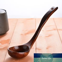 1Pc Wooden Deep Ladle Scoop Multi Wooden Cooking Spoon Reusable Kitchen Soup Porridge Spoon utensil Tool