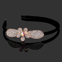 Hair Jewelry Accessories the Korean Butterfly Ornament Hoop Is Exquisite and Small, Crown Popular