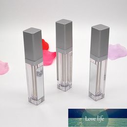 7ML Square Lip Gloss Tube Empty Lip Gloss Bottle With LED Light Mirror Clear Cosmetic Containers Refillable Bottles Makeup Tools Factory price expert design