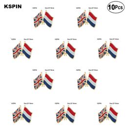UK and Netherlands Friendship Brooches Lapel Pin Flag badge Brooch Pins Badges