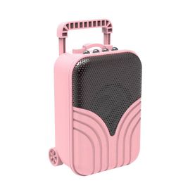 Comincan Wireless Bluetooth Speaker Stereo Subwoofer Bass suitcase Speakers Column Soundbox Support FM Radio TF AUX USB Remote Control