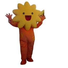 Festival Dress Simulation Sunflower Mascot Costume Halloween Christmas Fancy Party Dress Cartoon Character Suit Carnival Unisex Adults Outfit