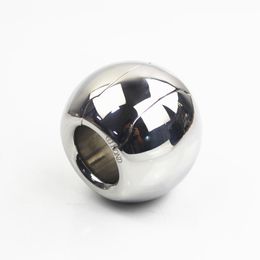 16 Sizes Cockrings Male Stainless Steel Ball Shape Scrotal Pendant Weight Iron Crotch Cover Penis Ring Sex Toys B2-201